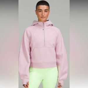 Lululemon Scuba Oversized Half-Zip Hoodie / Pink Peony